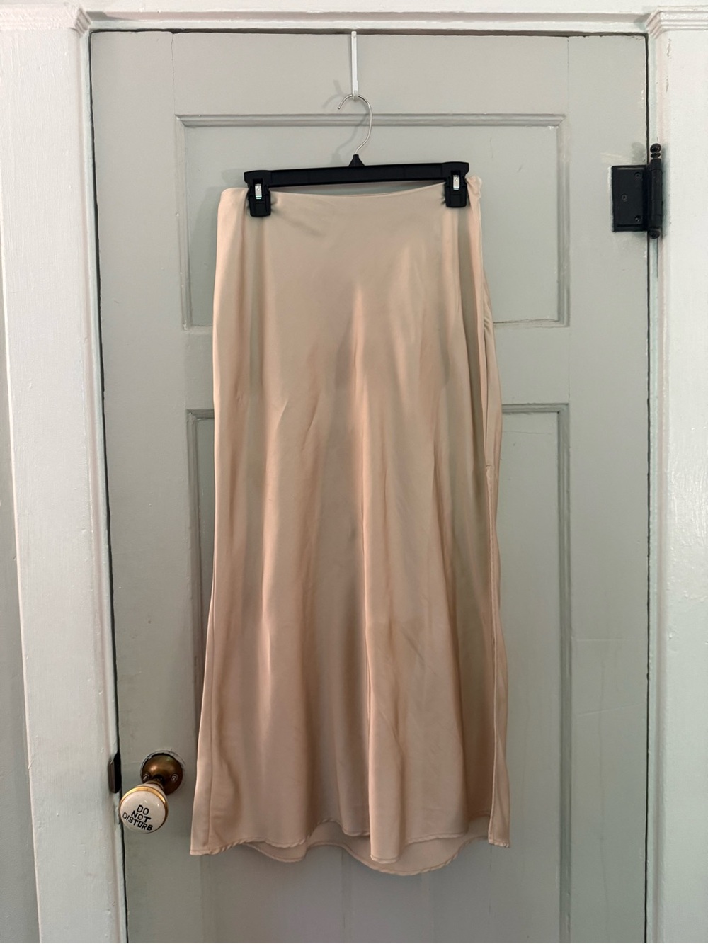 Abercrombie Cream Satin Women's Skirt